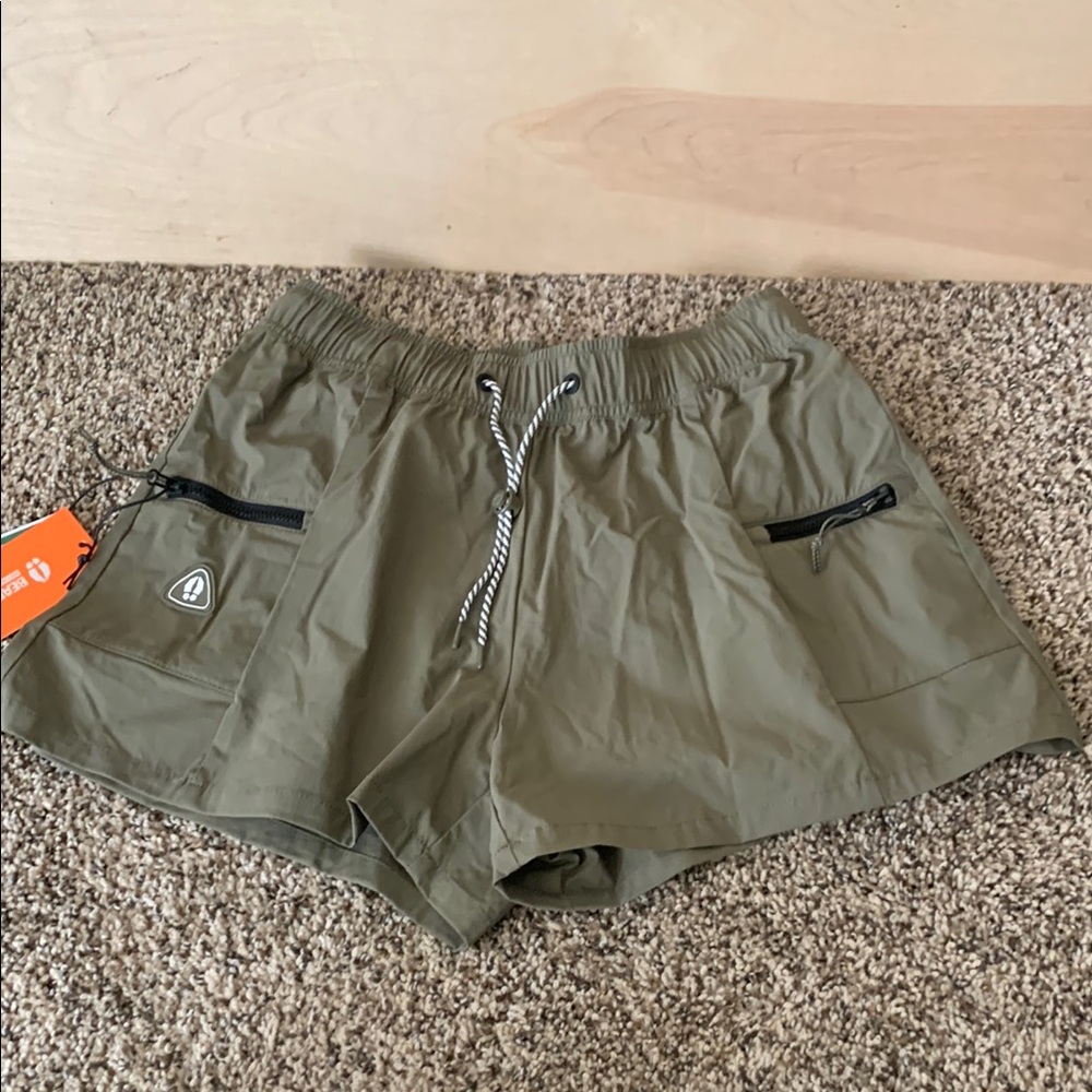 Bearded Goat Olive Green Outdoor Shorts